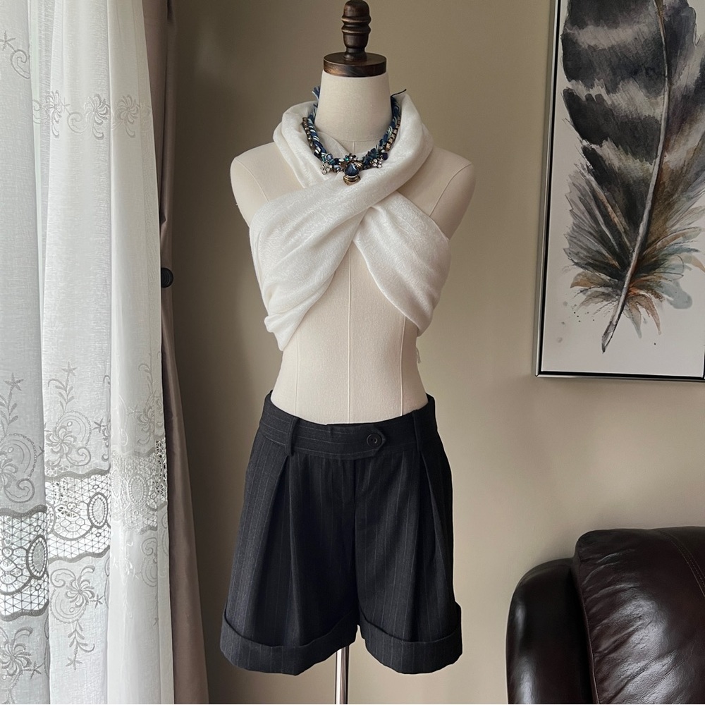 EQ:IQ Wool/Cashmere/Silk Blend Shorts